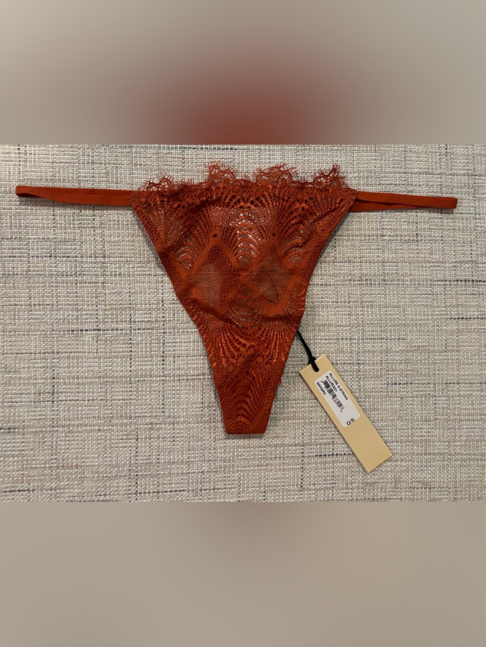 Cosabella Allure G-String in Sahara Size One Size M/L Brand New w/ Tags